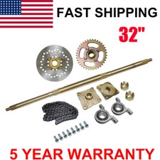 32" Rear Live Axle Wheel Hub Complete Kit For Go Kart Golf Cart ATV buggy Quad