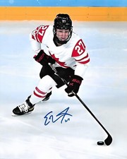 Emma Maltais Signed 8x10 Photo Team Canada Women's Hockey Autographed COA