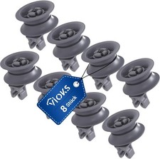 8x Dishwasher Basket Wheels 31 mm Diameter Replacement for Bosch, Siemens, Neff