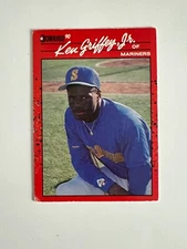 1990 Donruss - Ken Griffey Jr #365 ERROR (no inc. wrong birthplace, blue dot)