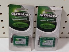 2 Ultra Last Rechargeable GE Vtech Uniden AT T Cordless Phone Batteries
