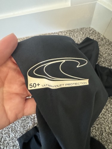 O'NEILL Men's Water Sports Shirt 50+ Ultraviolet Protection ~ Black ~ Size Large - Picture 2 of 5