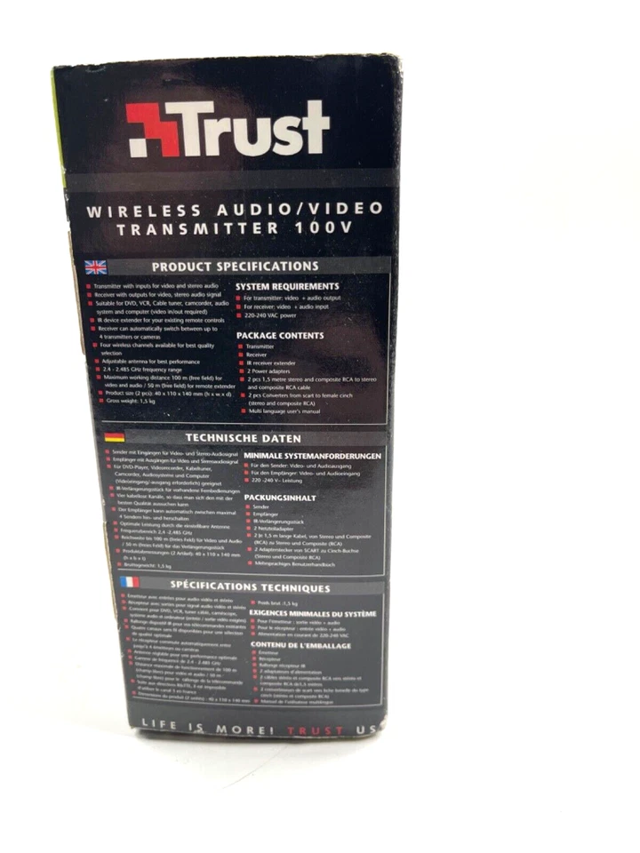 Audio Video transmitter 100 V von Trust Neu - Bild 4 von 4