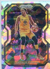 2021 Panini WNBA Prizm CANDACE PARKER #76 SILVER CRACKED ICE PRIZM SKY ACES SP