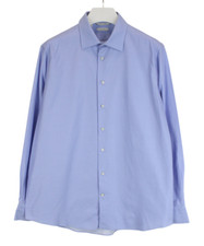 SUITSUPPLY Custom Made Regular Fit Formal Shirt Men's 45 / 17 3/4 Spread Collar