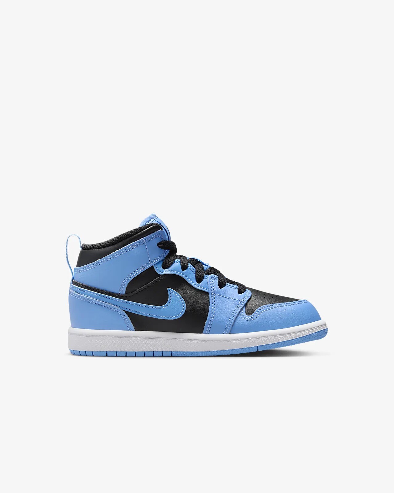Size 1 (PS) - Jordan 1 Mid University Blue Black for sale online