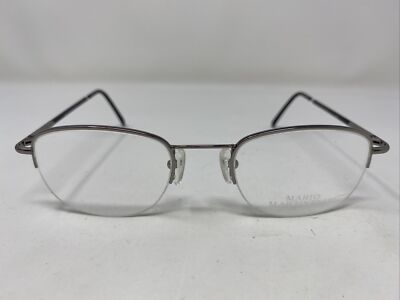Mario Martinelli Eyeglasses Frame CHALLENGER G.METAL 48-20-145 Gunmetal FH20