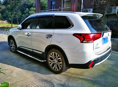 Rear Trunk Spoiler Wing Fit 2016-2020 Mitsubishi Outlander Pearl White ABS - Foto 5 di 6