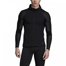 New Adidas PHX II, giacca corsa pro impermeabile (no PFC) riflettente, nera, 2XL
