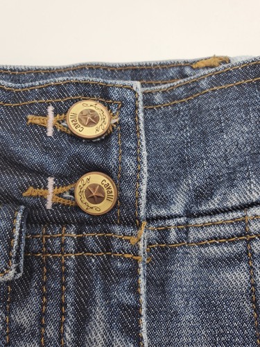 Roberto Cavalli Girls’ 100% Cotton Jeans Skirt Size 6 Years Gently Worn - Picture 3 of 9