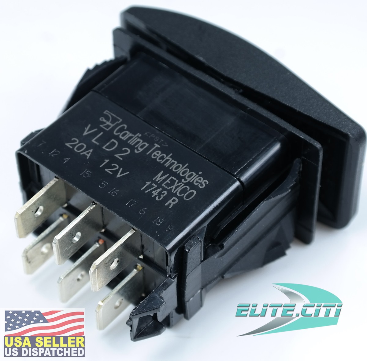 Interruttore a bascula - 1S series - Carling Technologies - unipolare / bipolare / IP67