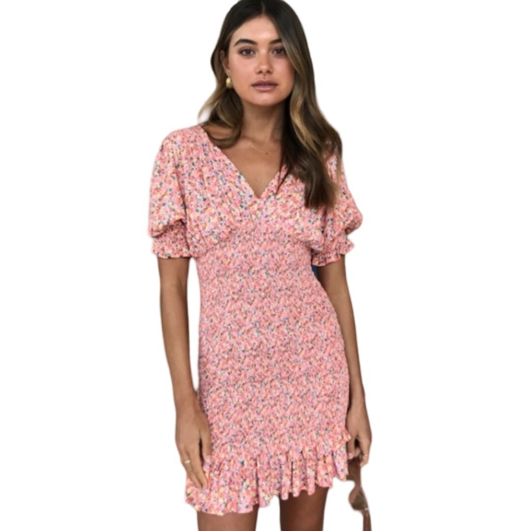 high neck a line mini dress Jennifer Cutout Turtleneck A-Line Mini Dress | 3 Colors