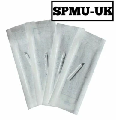 SPMU UK Microblading Needles - SPMU Permanent Makeup Manual Eyebrow Blade - Flexible