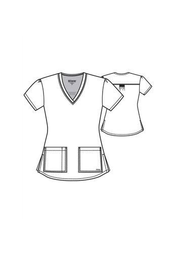 {XL} Grey's Anatomy Medical Scrub Top 71166 Galaxy - Imagen 2 de 2