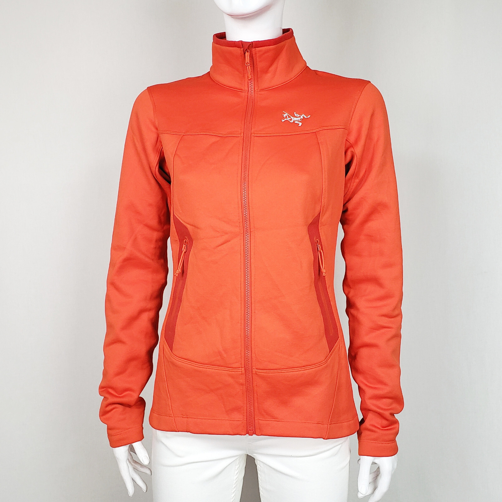 ARC'TERYX ARCTERYX 16232 91755 FIESTA ARENITE Giacca Pile Elasticizzato Logo Full Zip Arancione M