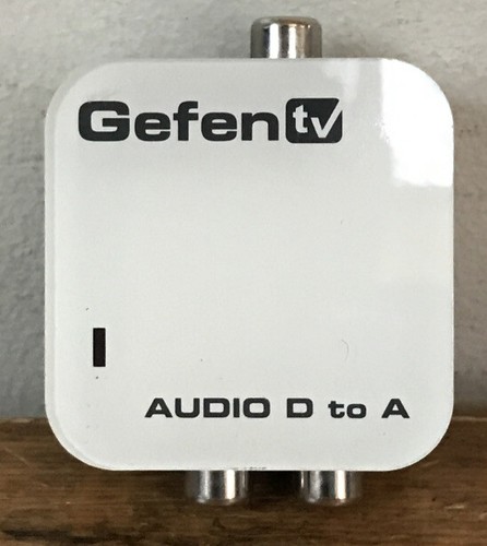 Gefen TV Digital to Analog Audio Coax Optical to RCA Converter GTV-DIGAUD-2-AAUD