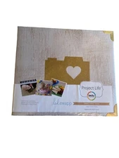 NEW Project Life Heidi Swapp 8 X * inch Album Gold Gray Sparkle