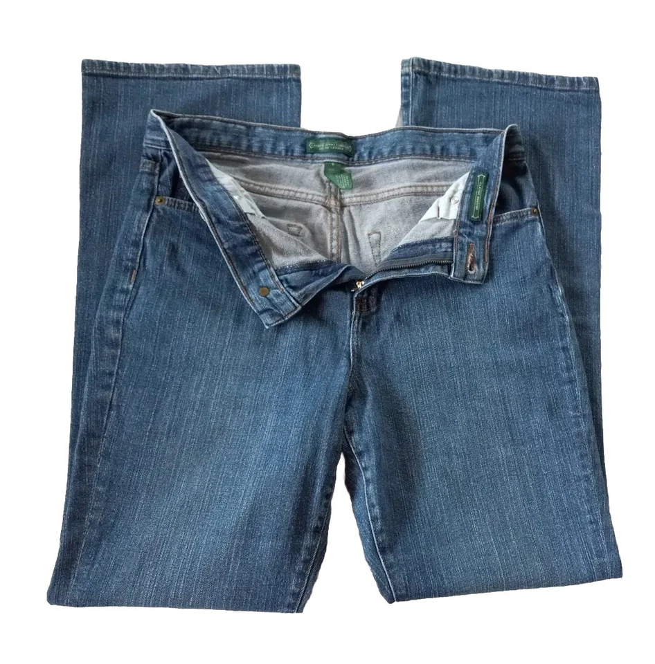 Женские джинсовые брюки LRL Lauren Jeans Co. 6 по внутреннему шву 30 классические прямые синие - Изображение 4 из 4