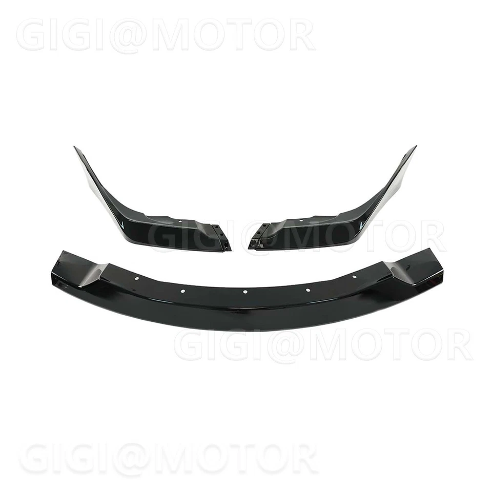 For Toyota GR Supra A90 A91 20-24 AG Style Gloss Black Front Bumper Lip Splitter - Image 3 of 4