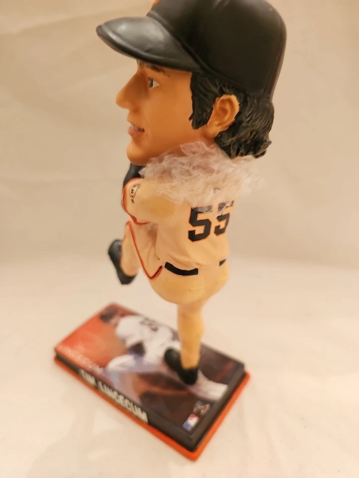 Tim Lincecum SF Giants Bobblehead Player Bobble Photo Base 2009 Foto 2 de 4