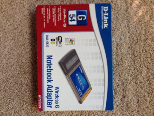 D-Link Wireless G Notebook Adaptor DWL- G630 Air Plus G 54 Wi Fi Certified - Picture 1 of 12