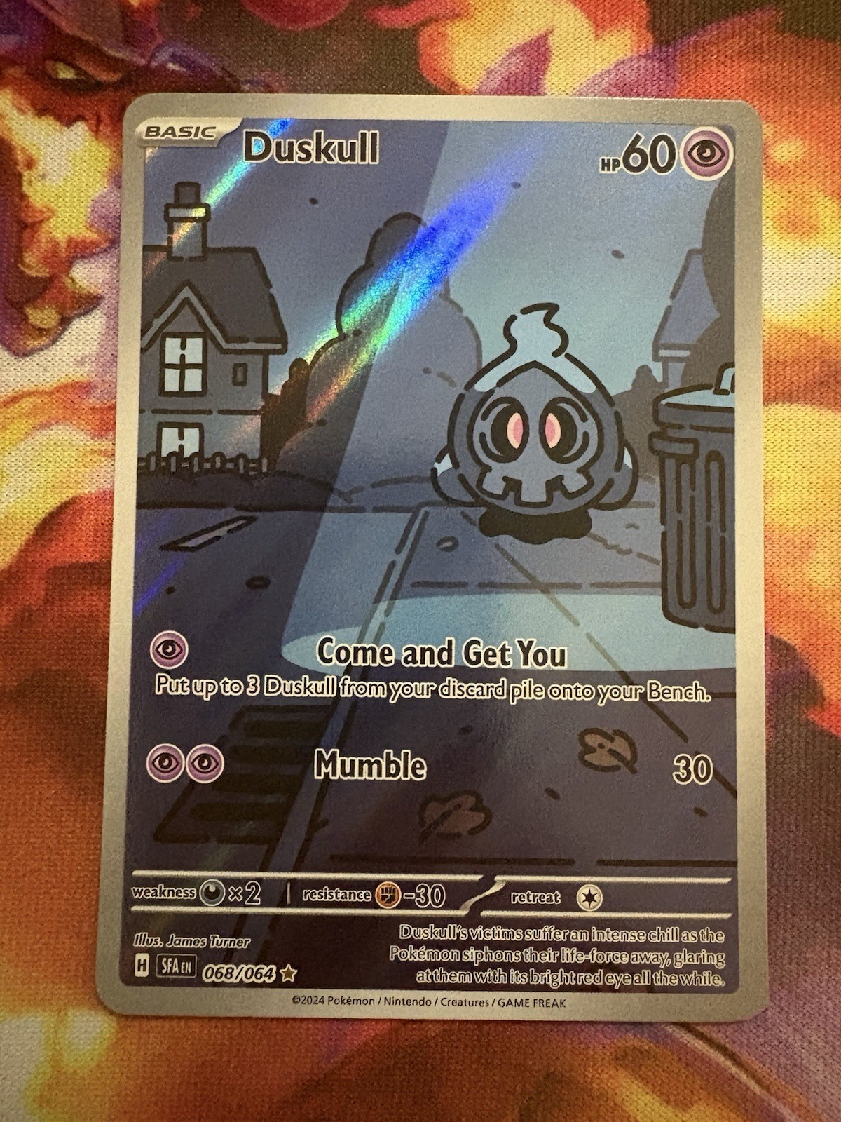 Pokémon TCG Duskull Illustration Rare Card Shrouded Fable 068/064 NM Very Clean!