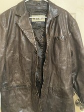 Vintage M Julian Wilson Leather Jacket Size XL
