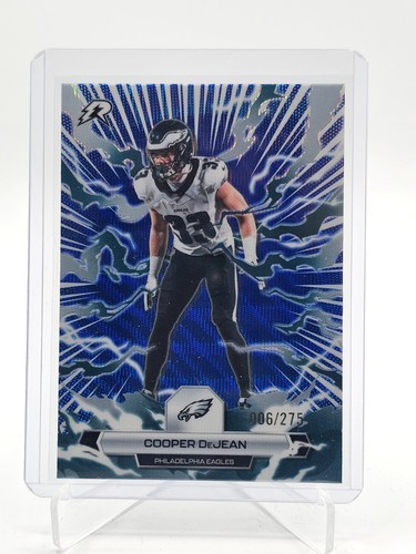 COOPER DEJEAN 2025 TOPPS RESURGENCE FOOTBALL NAVY SURGE /275 #82 EAGLES Q4496
