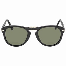Persol Green Pilot Folding Unisex Sunglasses PO0714 95/31 54 PO0714 95/31 54