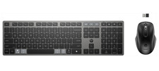 9T5B0UT ABA HP 725 keyboard and mouse set multidevice rechargeable nightfall bla