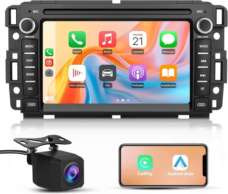 2G+64G Car Radio for Chevy Silverado GMC Sierra 2007-2013 – Android 13, GPS - Image 2 of 4