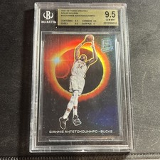 2021 PANINI SPECTRA SOLAR ECLIPSE #10 GIANNIS ANTETOKOUNMPO Case Hit SSP BGS 9.5