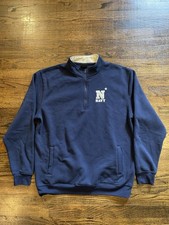 U.S. Navy Midshipman Colosseum 1/4 Zip Pullover Shirt Top Naval Academy Large
