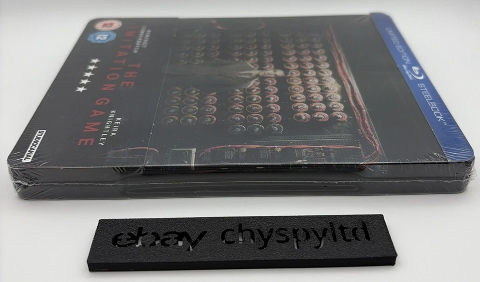 The Imitation Game Zavvi Exclusive Blu-ray Steelbook New & Sealed Rare OOP - Image 4 of 4