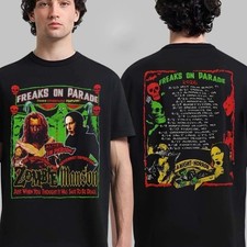 Rob Zombie Freaks On Parade 2026 Tour T-Shirt Reprint