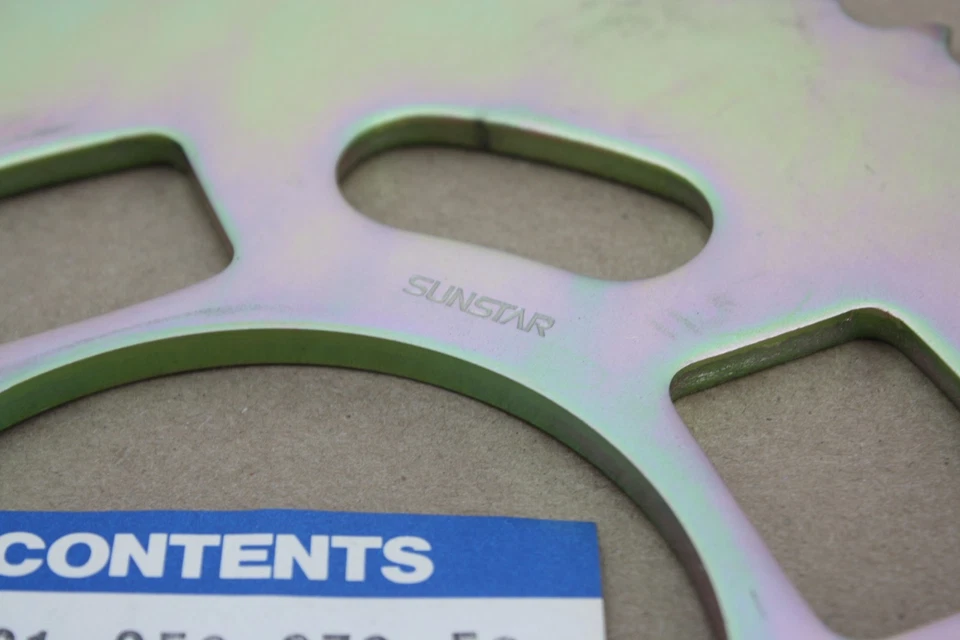 PIÑÓN TRASERO SUNSTAR 52T ACERO PARA HONDA ATC185 ATC185S 1981 1982 HECHO EN JAPÓN Foto 3 de 4