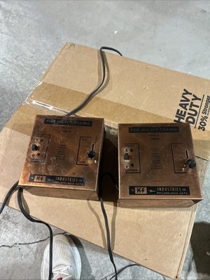 2-KF Industries CB50 1 Amp Model Train Transformer