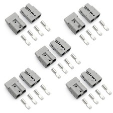 10PCS 50A 600V Battery Quick Connector, 6-12AWG, 12V-36V Wire Harness Plug Kit