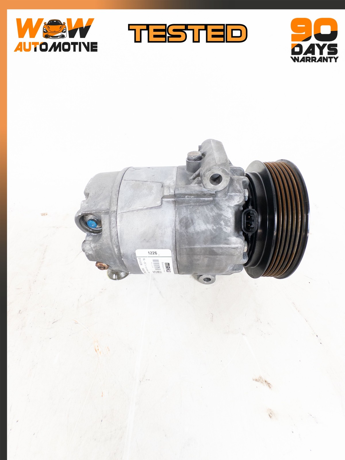 03-19 MASERATI GRANTURISMO AC AIR CONDITIONING COMPRESSOR DELPHI ASSEMBLY OEM
