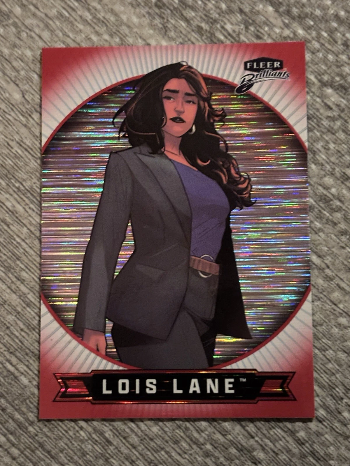 2025 Upper Deck Fleer Brilliants Superman Lois Lane Red Heat Vision /1938 #2