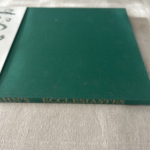 Ecclesiastes or The Preacher handwritten & illuminated by Ben Shahn 1971 HB/DJ - Picture 8 of 8