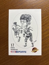 1986-87 Kraft Drawings #17 Patrick Sundstrom Vancouver Canucks NMMT