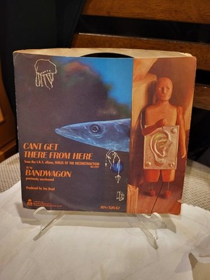 R.E.M. Can't Get There From Here 7'' VG+ PS Bandwagon B-Side IRS 1985 EX