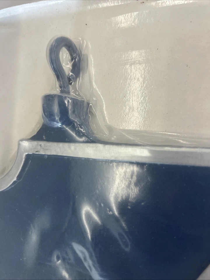 4801 House Number Sign Mailbox Fence Hanging Blue Silver/Grey 16” X 7.5” - Image 3 of 4