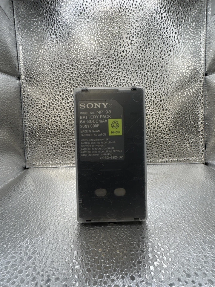 Batería Ni-MH Original SONY NP-68 6V 1800mAh Para Videocámaras Sony y Sanyo Foto 3 de 3