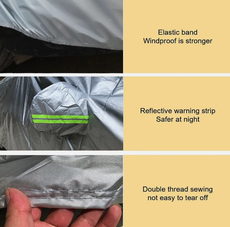 For Chevrolet Cavalier Car Cover Waterproof All Weather UV Protection Outdoor - Imagem 3 de 4