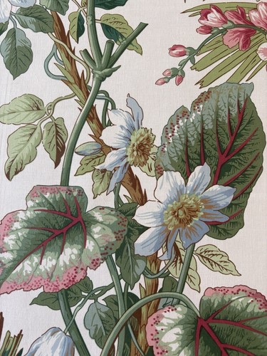 SCHUMACHER "PALMETTO GARDEN/Tropic" Multicolor exotic botanical-cotton-$356-5 YD - Picture 10 of 19
