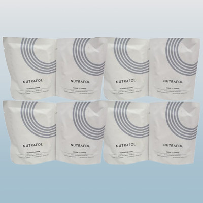 Nutra～ Toxin Cleanse Hair Wellness Booster 60ct refill exp 2027 Lot of 8