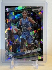 MAYA MOORE 2025 WNBA Panini Prizm Silver Cracked Ice #135 Minnesota Lynx