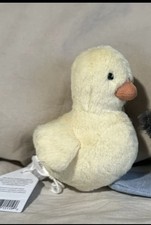 Jellycat Retired Fluffy Duck BNWT Yellow Mini Duck